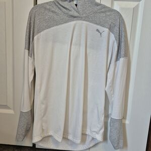 Puma Gray Crew Neck Sweater for Cozy Comfort